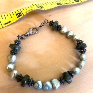 Pearl stone bracelet